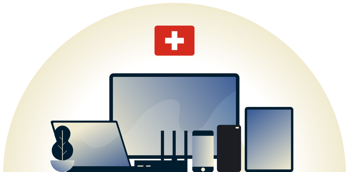 Szwajcarski VPN chroniący różne urządzenia.